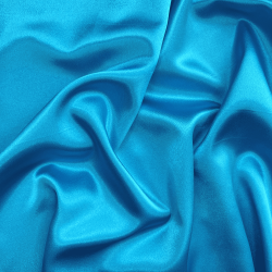 *Ткань Атлас-сатин, цвет Голубой (на отрез)  в Невинномысске
