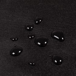 Ткань Oxford 240D PU 3000 (Ширина 1,48м), цвет Черный (на отрез) в Невинномысске