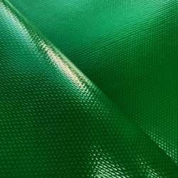 Ткань ПВХ 600 гр/м2 плотная (Ширина 1,5м), цвет Зелёный (на отрез) в Невинномысске