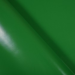 Ткань ПВХ 450 гр/м2 (Ширина 1,6м), цвет Зелёный (на отрез) в Невинномысске