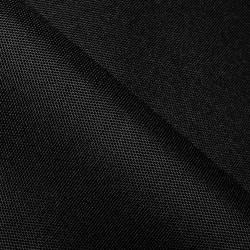 Ткань Oxford 600D PU (Ширина 1,48м), цвет Черный (на отрез) в Невинномысске