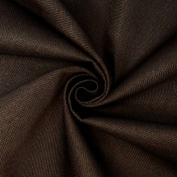 Ткань Рогожка (мебельная) (Ширина 140см), цвет Тёмно-Коричневый (на отрез) в Невинномысске