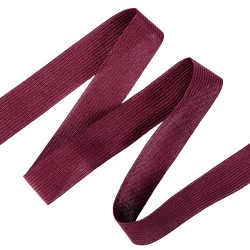 Окантовочная лента-бейка, цвет Бордовый 22мм (на отрез) в Невинномысске