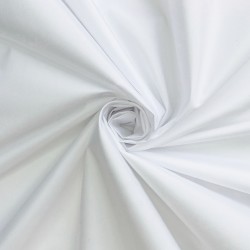 Ткань Дюспо 240Т  WR PU Milky (Ширина 150см), цвет Белый (на отрез) в Невинномысске