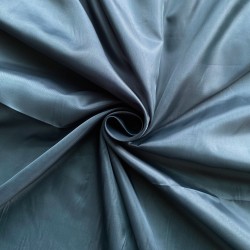 Ткань подкладочная Таффета 190Т (Ширина 150см), цвет Темно-серый (на отрез) в Невинномысске
