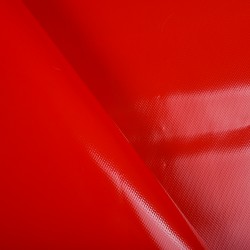 Ткань ПВХ 450 гр/м2, Красный (на отрез)  в Невинномысске