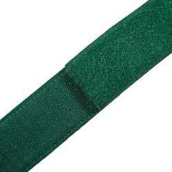Контактная лента 40мм (38мм) цвет Зелёный (велькро-липучка, на отрез)  в Невинномысске