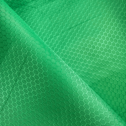 Ткань Oxford 300D PU Рип-Стоп СОТЫ, цвет Зелёный (на отрез) в Невинномысске