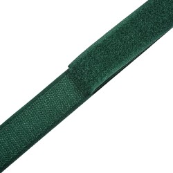 Контактная лента 25мм цвет Зелёный (велькро-липучка, на отрез)  в Невинномысске