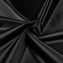 *Ткань Оксфорд 210D PU, цвет Черный (на отрез)  в Невинномысске