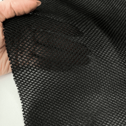 Сетка 3D трехслойная Air mesh 165 гр/м2, цвет Черный (на отрез)  в Невинномысске