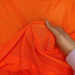 Трикотажная Сетка 75 г/м2, цвет Оранжевый (на отрез)  в Невинномысске