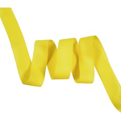 Окантовочная лента-бейка, цвет Жёлтый 22мм (на отрез) в Невинномысске