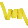Окантовочная лента-бейка, цвет Жёлтый 22мм (на отрез)